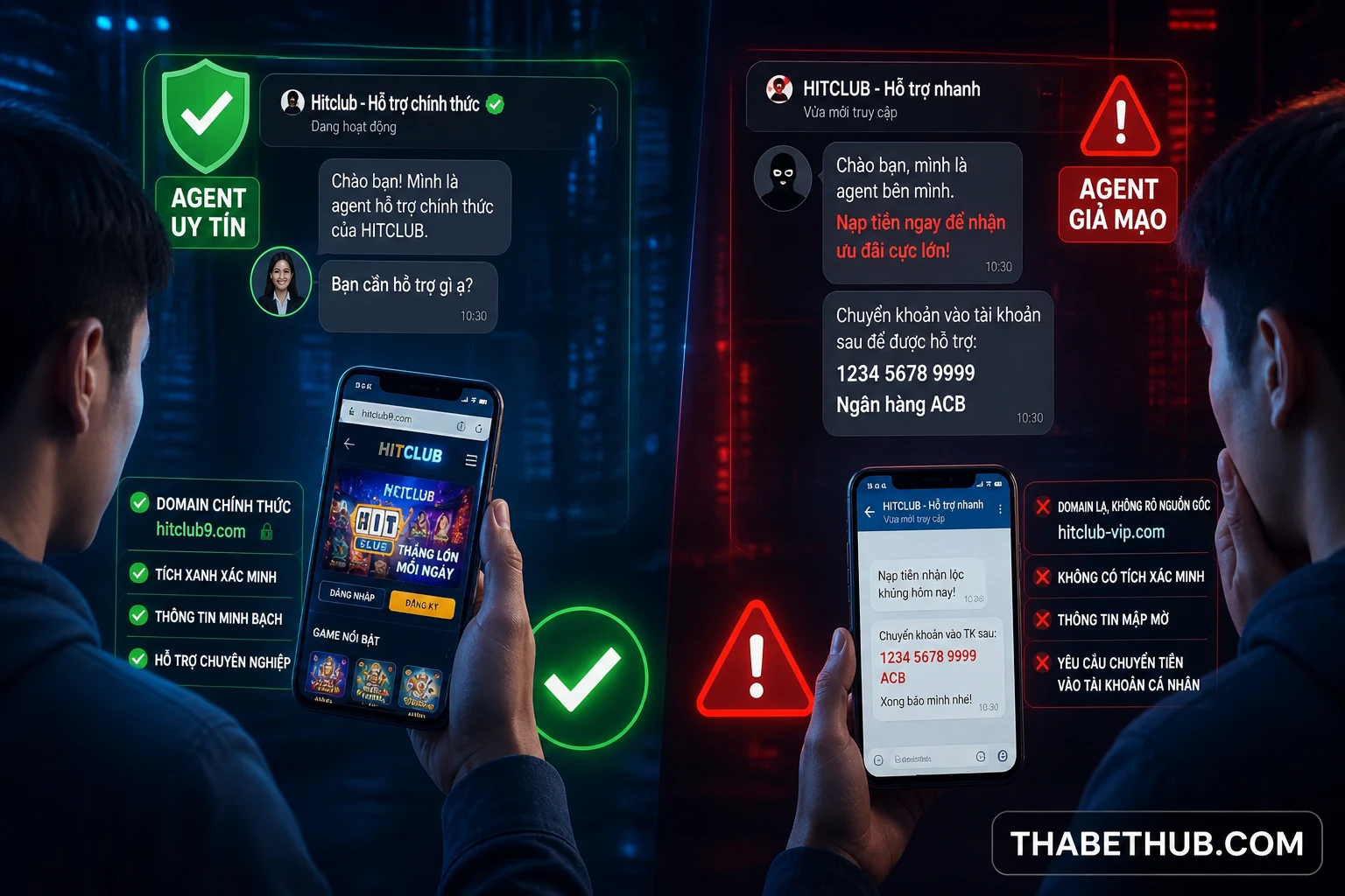 Agent khác cộng tác viên thế nào — minh họa ThabetHub Agent khác cộng tác viên thế nào — minh họa ThabetHub