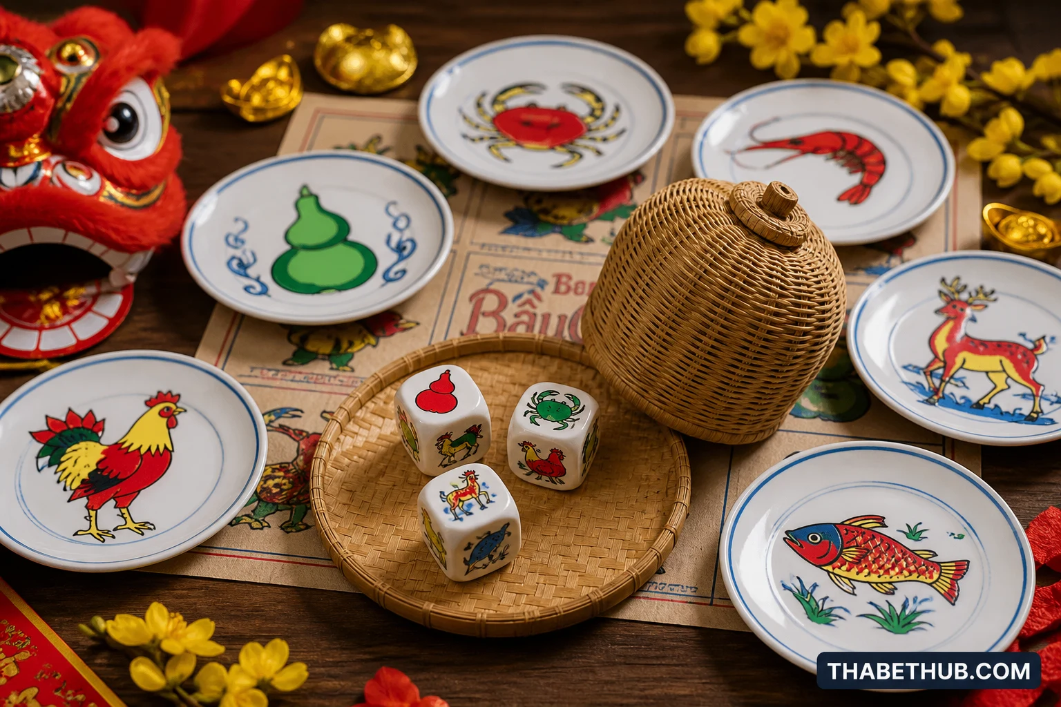 Bầu cua là gì tại THABET — minh họa ThabetHub Bầu cua là gì tại THABET — minh họa ThabetHub