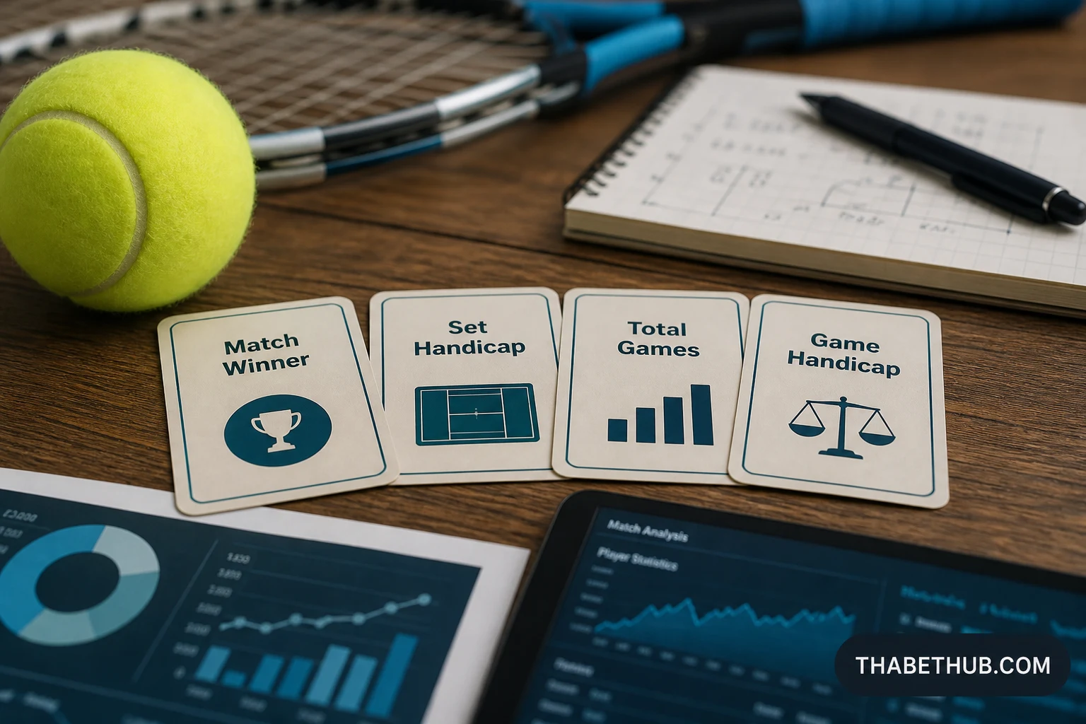 Best of 3 và best of 5 trong cá cược tennis — minh họa ThabetHub Best of 3 và best of 5 trong cá cược tennis — minh họa ThabetHub