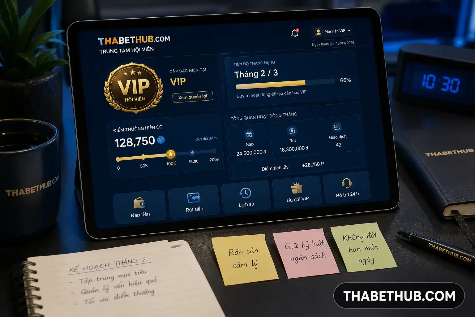 Tháng 2: Giai đoạn tăng tốc và rào cản tâm lý — minh họa ThabetHub