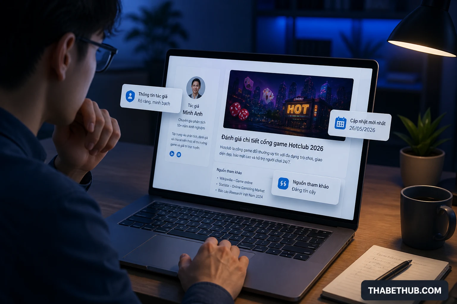 Vì sao cần tự đánh giá trước khi tin — minh họa ThabetHub