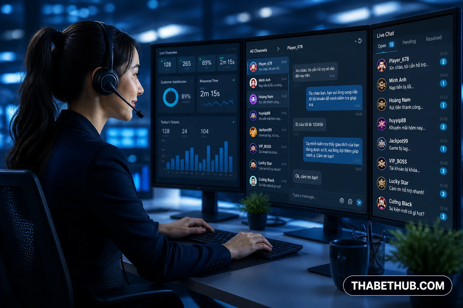 Trả lời nhanh: CSKH THABET có những kênh nào? — minh họa ThabetHub Trả lời nhanh: CSKH THABET có những kênh nào? — minh họa ThabetHub
