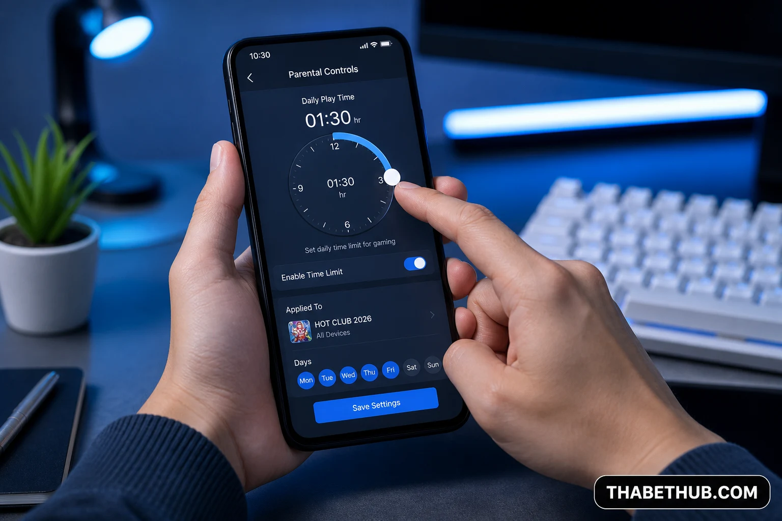 Giới hạn thời gian chơi là gì — minh họa ThabetHub Giới hạn thời gian chơi là gì — minh họa ThabetHub