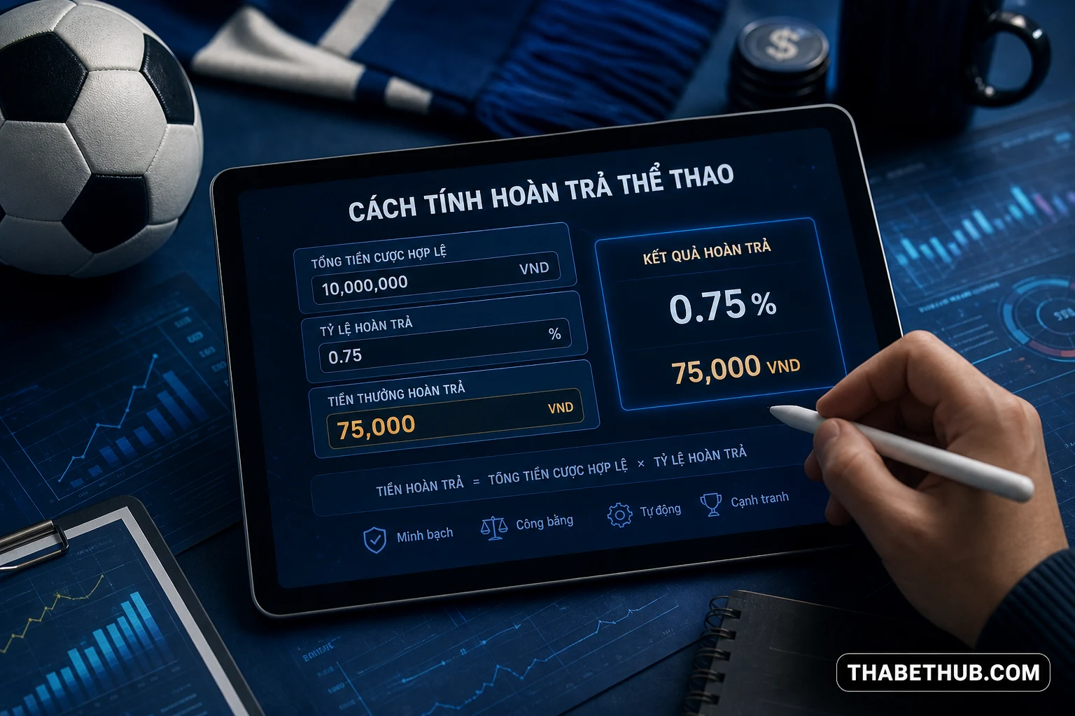 Hoàn trả thể thao là gì — minh họa ThabetHub