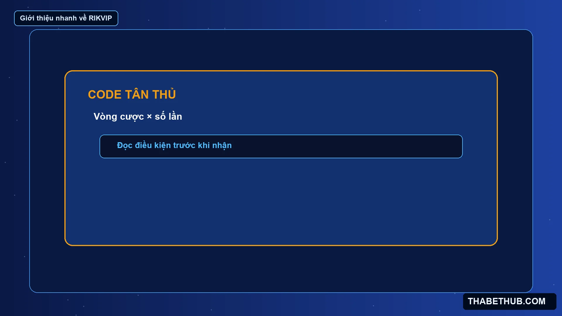 Giới thiệu nhanh về RIKVIP — minh họa ThabetHub Giới thiệu nhanh về RIKVIP — minh họa ThabetHub