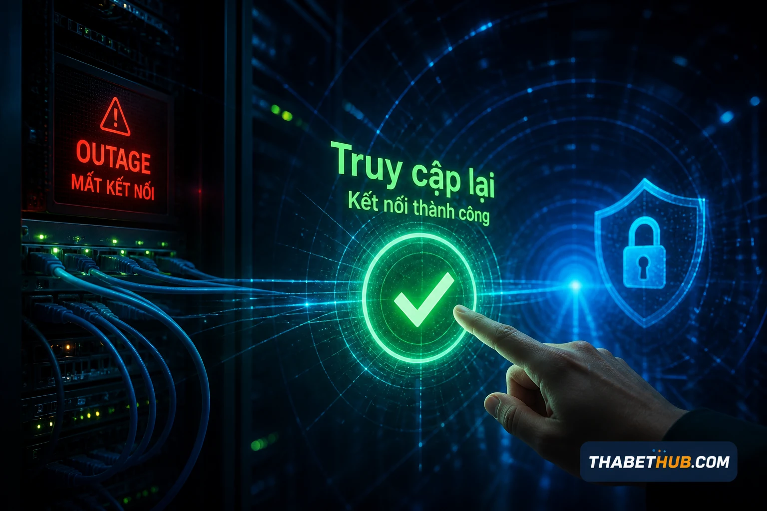 Phân loại nguyên nhân bị chặn theo từng cấp độ — minh họa ThabetHub Phân loại nguyên nhân bị chặn theo từng cấp độ — minh họa ThabetHub