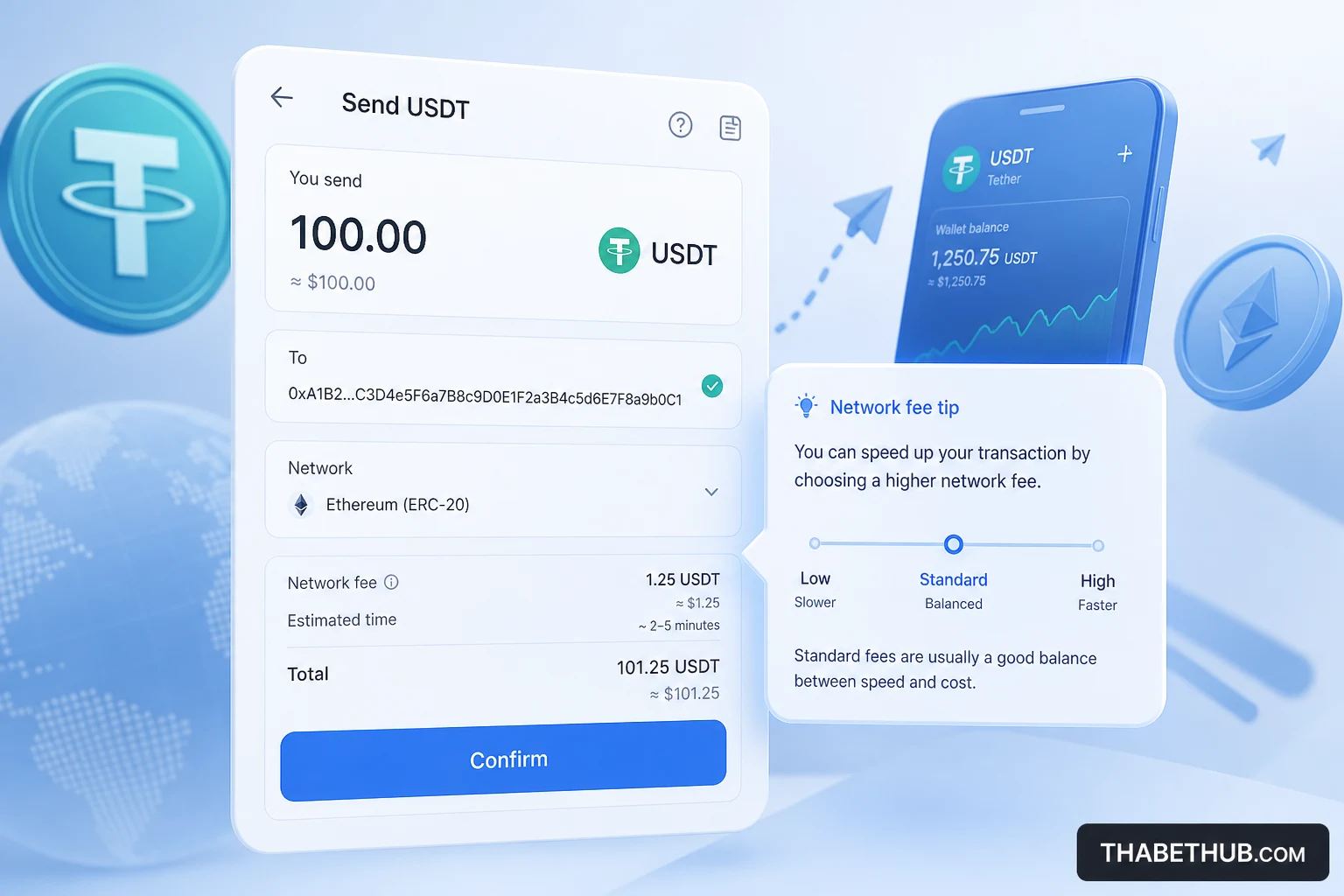 THABET có nhận crypto trực tiếp không? — minh họa ThabetHub THABET có nhận crypto trực tiếp không? — minh họa ThabetHub