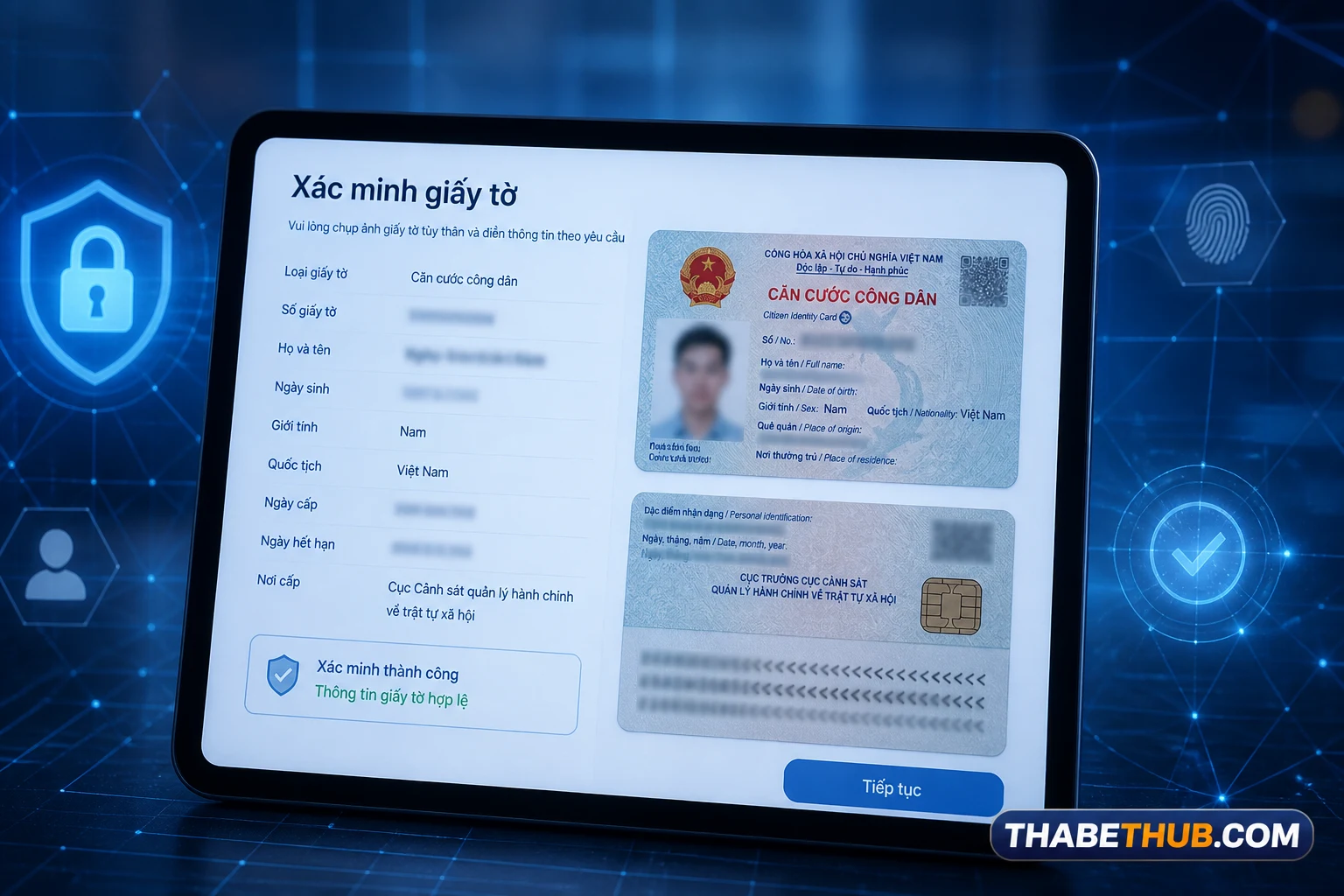 Xác minh tài khoản (KYC) là gì — minh họa ThabetHub Xác minh tài khoản (KYC) là gì — minh họa ThabetHub